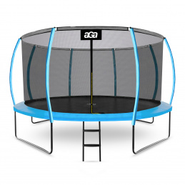Aga SPORT EXCLUSIVE Trampoline 366 cm Light Blue + Safety Net + Ladder
