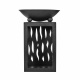 Linder Exclusiv Portable Fire Pit 45 cm with Wood Storage