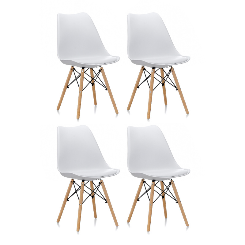 Aga 4x Dining Chair MR2035 White