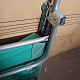 Aga Garden Reclining Lounger with Canopy Light Green 6DAZ487 - SECOND QUALITY