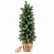 Aga Artificial Christmas Tree in a Pot 85 cm Snow-Covered with LED Lighting