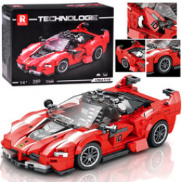 Technical bricks Super Sports Car RED CONVERTIBLE 360-ele ZA5786 universal