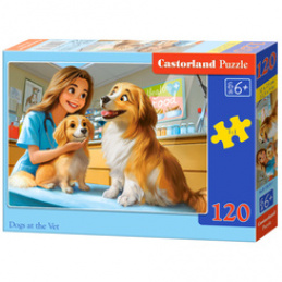 Puzzle 120-piece Dogs at the Vet B-13616-1 universal