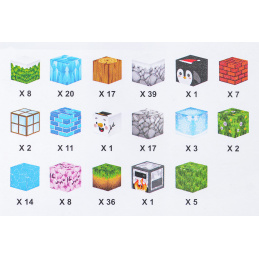 Set of Magnetic Blocks, 384 pcs.