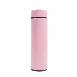 Aga Thermos with Thermometer 500 ml Pink