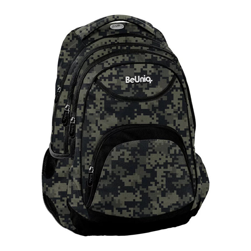Paso School Backpack BeUniq Camouflage