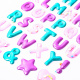 Aga4Kids Self-Adhesive Letters DS8101RT