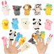 Aga Set of 10 puppets - Happy animals