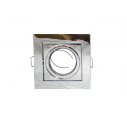 SMART ceiling spot light BRG70450 tiltable - aluminium - square - chrome
