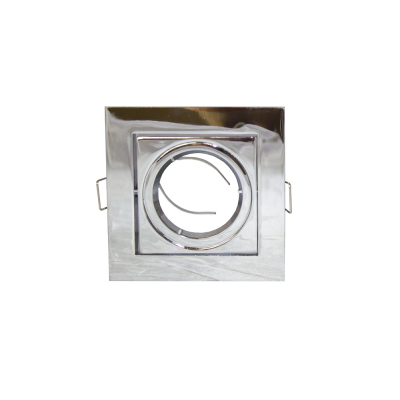SMART ceiling spot light BRG70450 tiltable - aluminium - square - chrome
