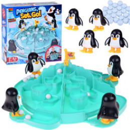 Skill game "Penguins on the Go!"" - ice battle with snowballs GR0767 universal