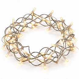 Linder Exclusiv Christmas Decorative LED Wreath 40 LED Warm White