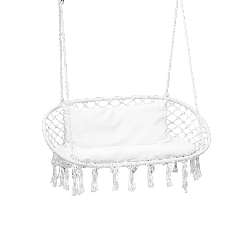 Linder Exclusiv Double Hanging Rocking Chair White