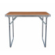 Aga Folding Camping Table 70x50x60 cm Brown