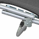 Aga 2x Garden Reclining Lounger with Canopy Grey