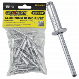 Aluminum blind rivets 4.8 × 15.9 mm set of 50 pieces