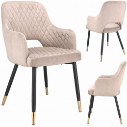 Upholstered chair Borgo velour