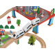 Aga4Kids Wooden Train Track 78 pieces on batteries
