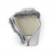Nestor Winter snood Combi Luka with fur coat White