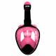 Aga Full Face Snorkeling Mask L/XL Black/Pink