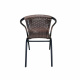Aga Garden Chair RATTAN Black/Brown