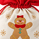 Aga Christmas gift sack with gingerbread man 45×60 cm