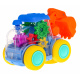 Interactive colorful excavator for children 3+ Gears + movable scoop