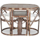 Aga Rattan set VULPES Choco White