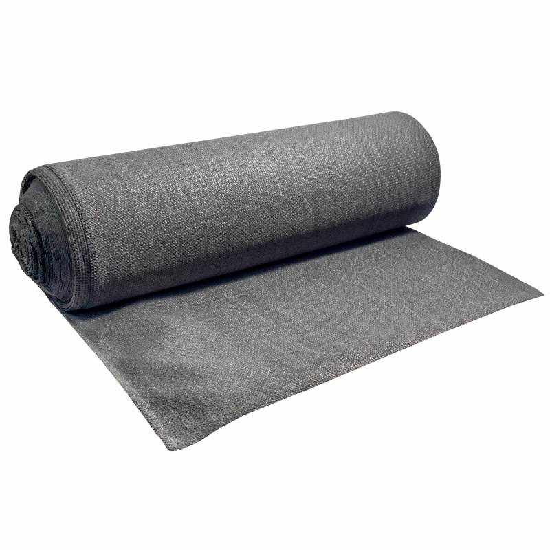 Aga Screening fabric 90% 1,5x25 m HDPE Grey