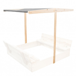 Aga Canopy for Children's Sandbox 120x120 cm Gray