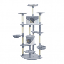 Aga Cat Scratcher 200 cm Gray-White