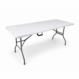 Aga Garden Folding Table 180x74x74 cm White
