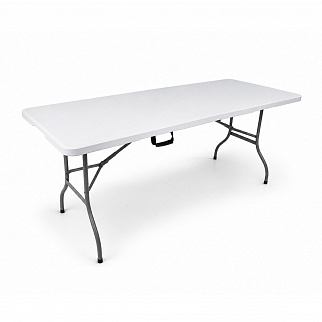 Aga Garden Folding Table 180x74x74 cm White