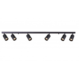Ceiling spotlight LED VIKI-L 6x GU10 black