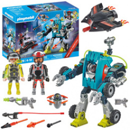 Playmobil 71578 Robot vs. Glider Set 96 Pieces ZA5993 Universal