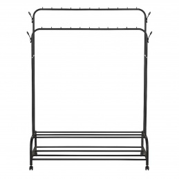 U1i METAL CLOTHING AND SHOE RACK
