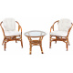 Aga Ratan Set SITA Brown/White