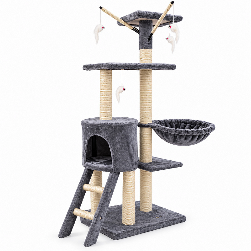 Aga Cat Scratcher 47x35x136 cm Dark Grey