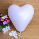 Aga4Kids Latex Balloon Heart 25 cm White 10 pcs