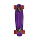 Aga Fiskeboard skateboard LED wheels purple