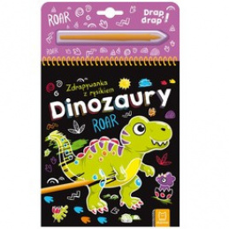 Axiomat Dinosaurs Colorful Scratch Card with Pen KS0558 Universal