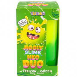 Tuban Jiggle Slime Neo Duo two-color yellow-green 430g ZA5650 universal