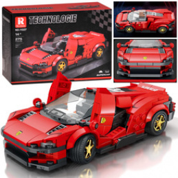 Technical Blocks Futuristic Car RED Lifting Doors 275-piece ZA5794 Universal