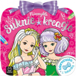 Axiom Coloring Book with a Bow. Unusual dresses and creations KS1067 universal