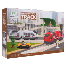 Train City with light and sound function 80pcs.