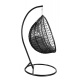Aga Hanging armchair ORTA Black - Grey