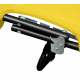 Aga Garden Reclining Lounger with Canopy Yellow
