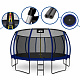 Aga SPORT EXCLUSIVE Trampoline 500 cm Dark Blue + Safety Net + Ladder