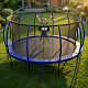 Aga SPORT EXCLUSIVE Trampoline 500 cm Dark Blue + Safety Net + Ladder