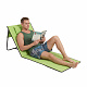 Linder Exclusiv Folding Beach Lounger Green